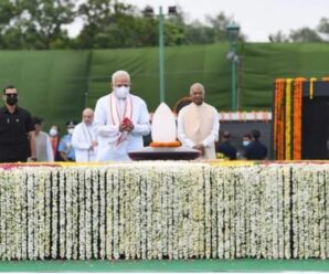 PM Modi paid tributes to Atal Bihari Vajpayee on his death anniversary.