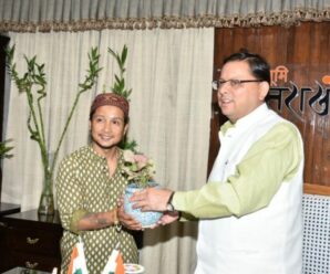 Singer Pawandeep Rajan met Chief Minister Dhami, talks about this film.