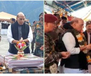 Rajnath Singh reached China border to celebrate Dussehra, visited Badrish in Badrinath Dham