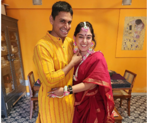 Aamir Khan’s daughter Ayra’s pre-wedding function started, gave cozy poses with her fiance