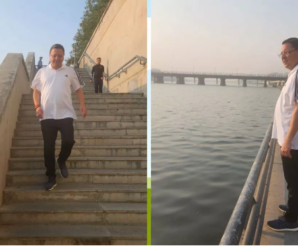 CM Dhami on two-day tour of Gujarat, went on morning walk in Gujarat, praised PM Modi for Gujarat model