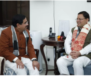 CM Dhami met Union Minister Pralhad Joshi, made this demand regarding thermal power plant