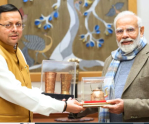 CM Dhami met PM Modi, gave information about the ongoing development works in the state.