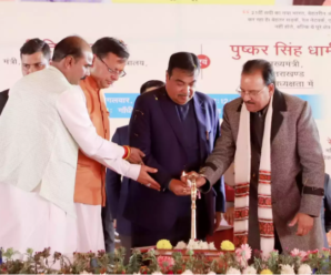 Gift of Rs 6900 crore to Uttarakhand, Nitin Gadkari inaugurated and laid the foundation stone of 38 road projects.