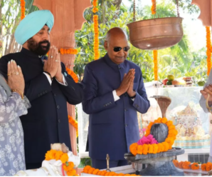 Former President Ramnath Kovind worshiped in Raj Prajneshwar temple, fed bread to cows