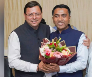 CM Dhami met Goa Chief Minister Pramod Sawant in Mumbai, invited to visit Uttarakhand for Chardham