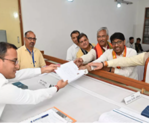 BJP candidates filed nomination, CM Pushkar Singh Dhami was present