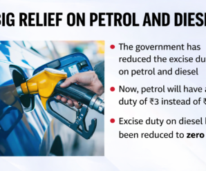 “Big Relief on Petrol and Diesel Prices, Government Cuts Excise Duty”